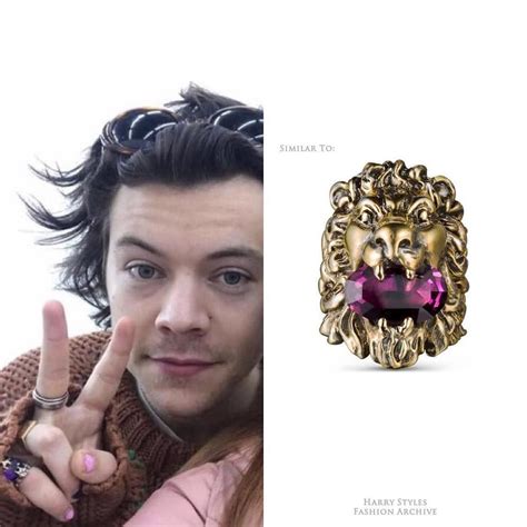 harry styles gucci rings|Harry Styles Gucci hat.